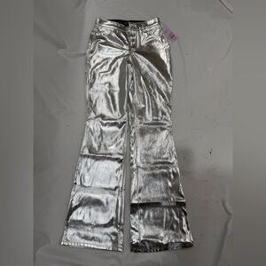 Target Metallic Silver Pants